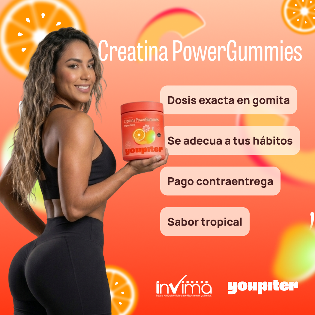 🍑 Gomitas de Creatina Youpiter®