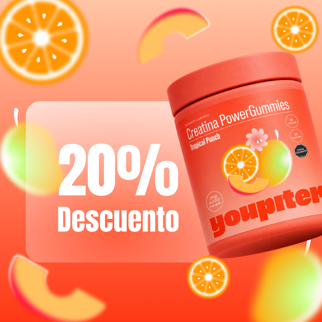 🍑 Gomitas de Creatina Youpiter®