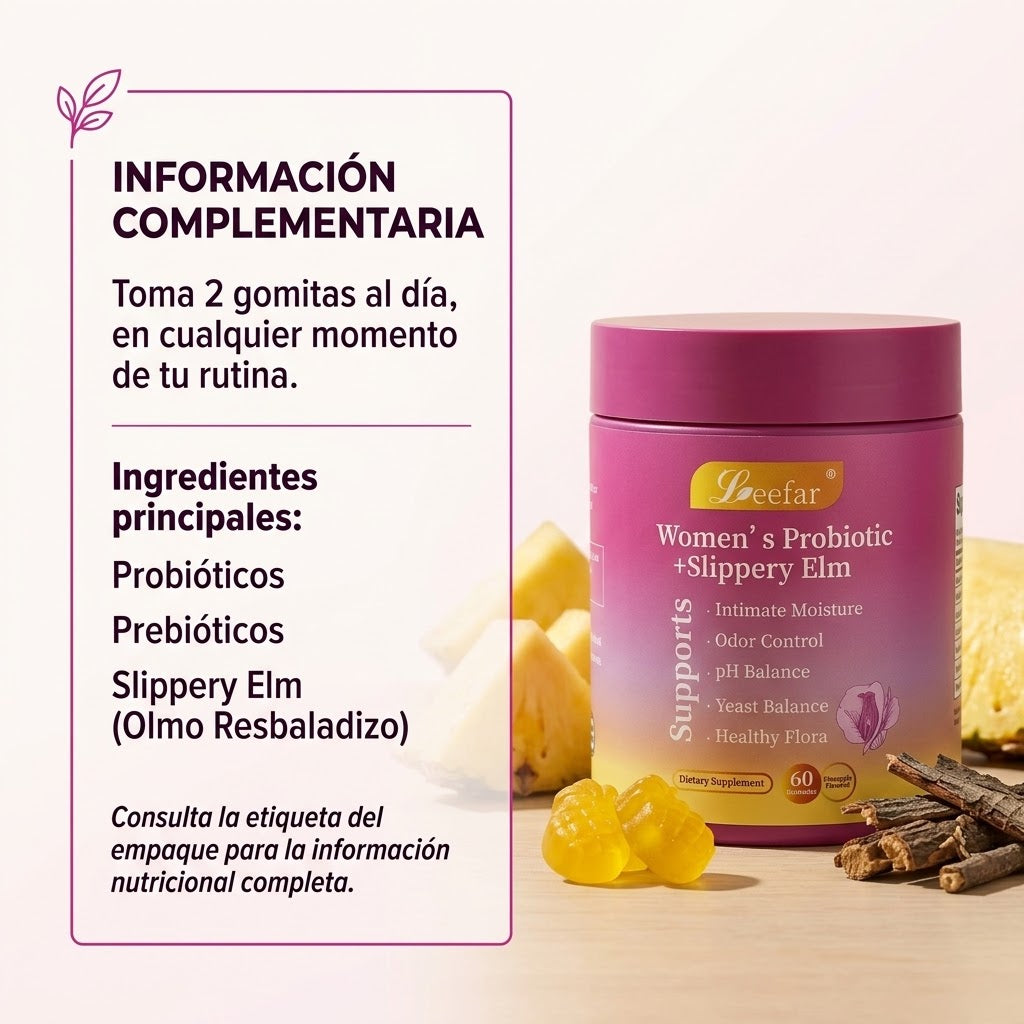 Probióticos en gomitas de piña 🍍