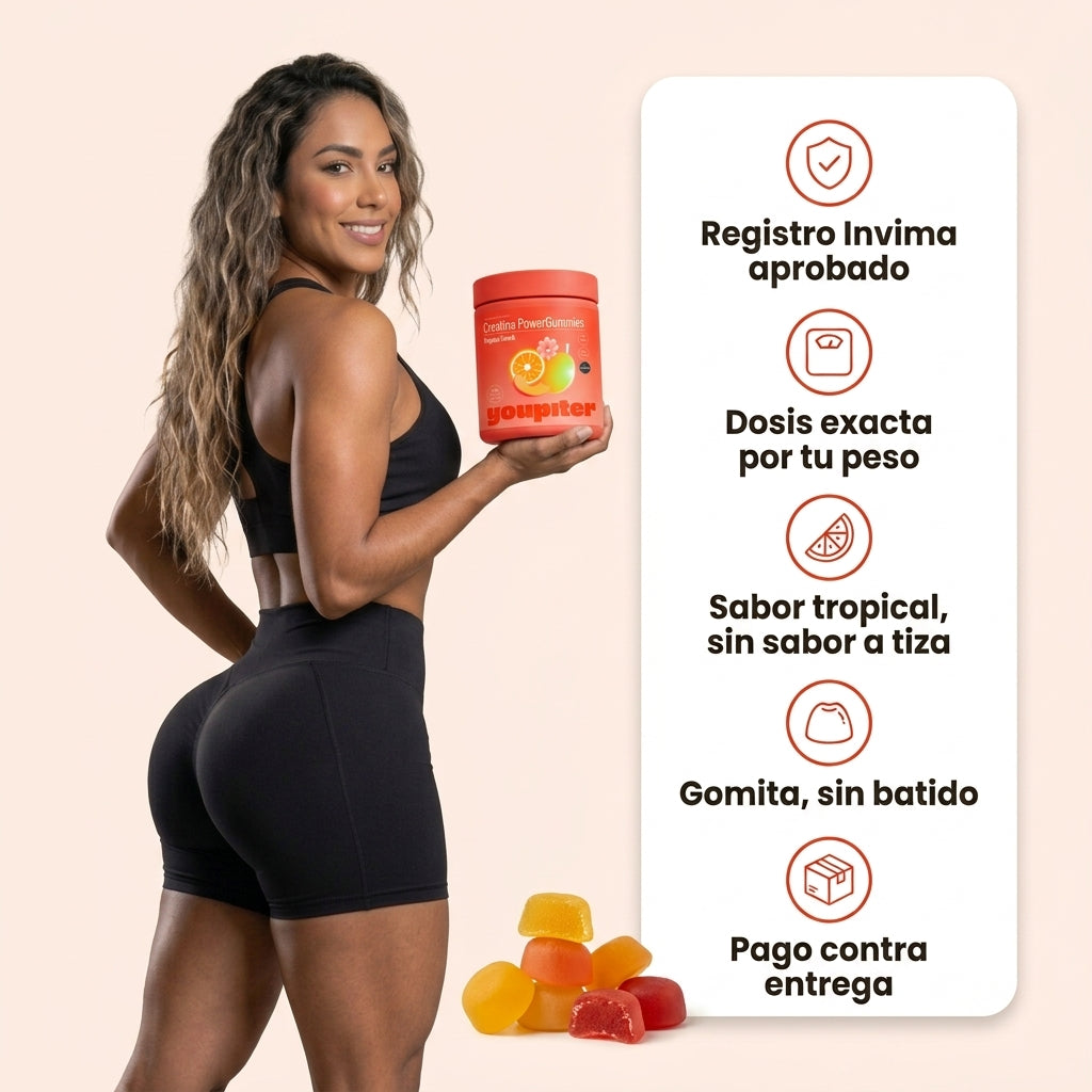 🍑 Gomitas de Creatina Youpiter®